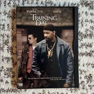 Training Day DVD Movie Case - Black & Brown Cover Art